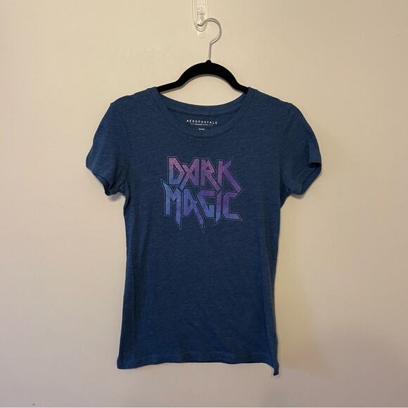 Aeropostale M Dark Magic short sleeve t-shirt whimsigoth indie sleeve casual - Picture 1 of 8